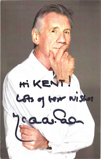 Sir Michael Palin regards to Edoff