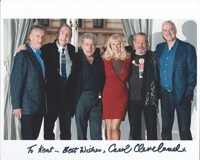 Carol Cleveland and the boys in Arena O2