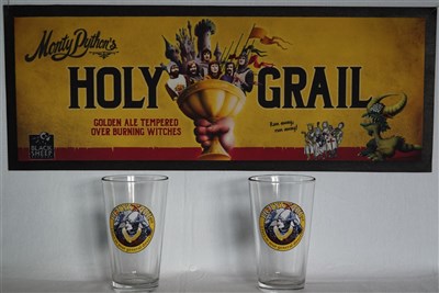 Monty Python Holy Grail Beer Pub Bar runner