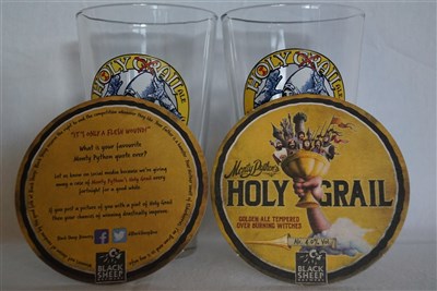 Monty Python Holy Grail  beer mat.