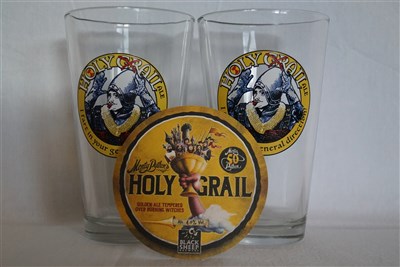 Monty Python Holy Grail  beer mat Monty Python  50 Year.