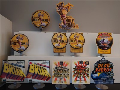 Monty Python Beer Pump Clip shelf