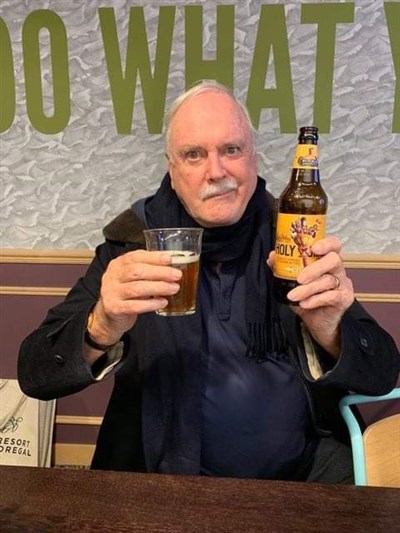 John Cleese Drinks The Holy Grail